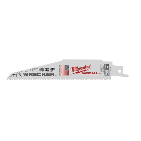 Milwaukee Tool Multi-Material SAWZALL Blade 6 in. 7/11TPI 48-01-2701